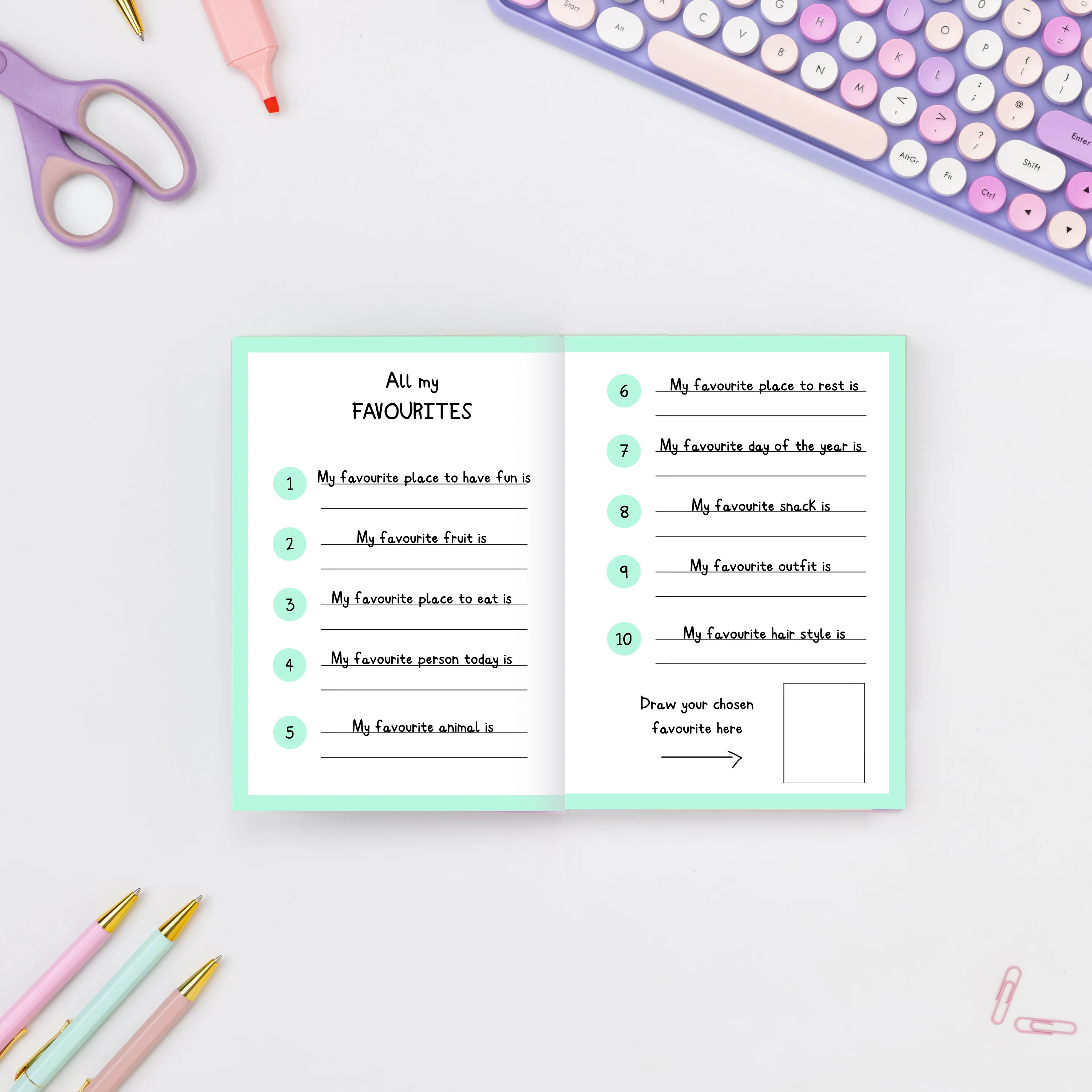 Kids Gratitude Diary & Wall Calendar Bundle - Image 6