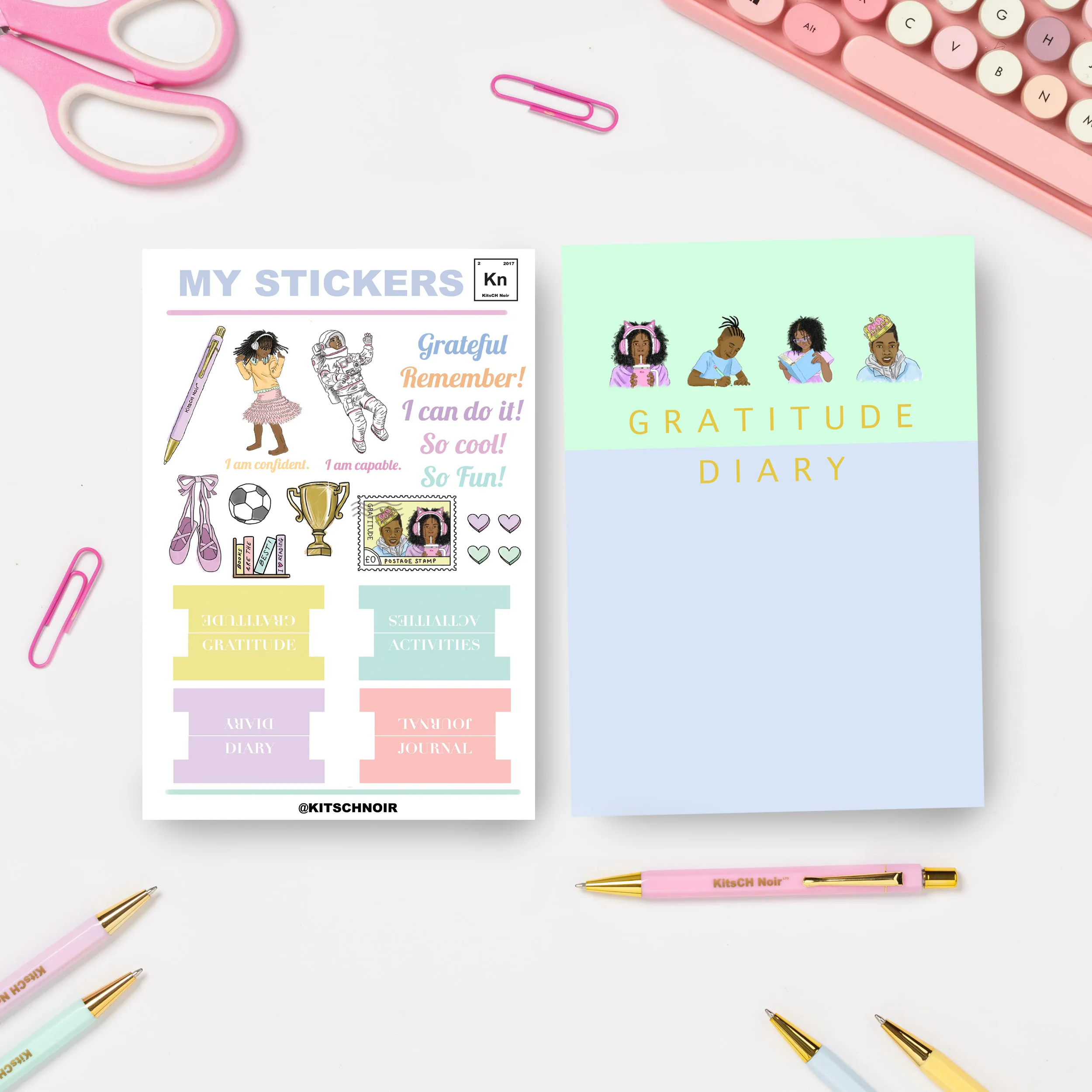 Kids Gratitude Diary & Wall Calendar Bundle - Image 3