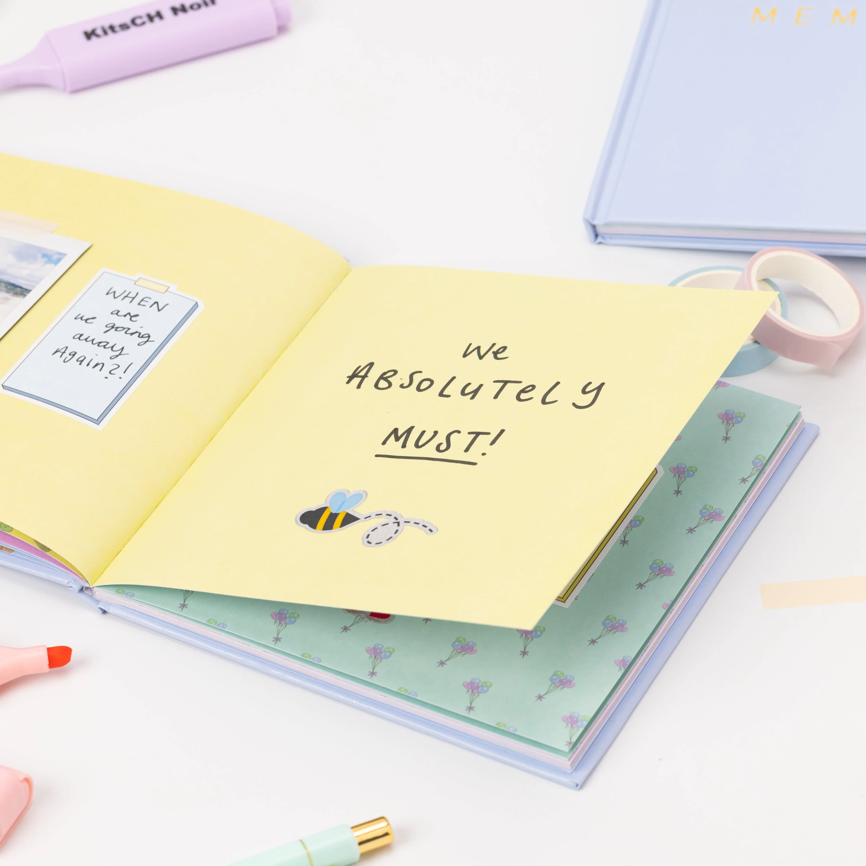 Special Memories Photo/Scrap Book (2 Pack - lilac & blue) - Image 9