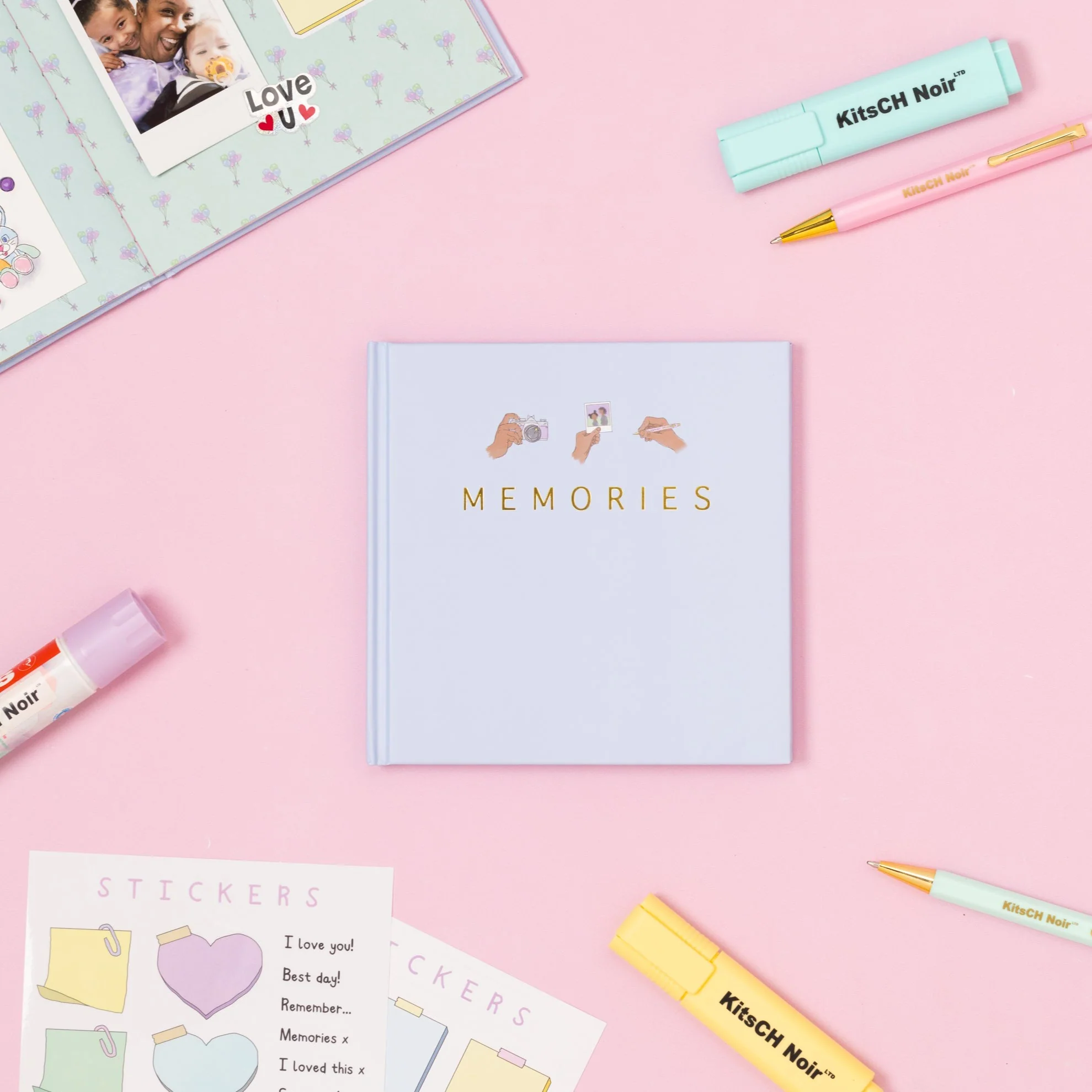 Special Memories Photo/Scrap Book (Blue) - Image 8