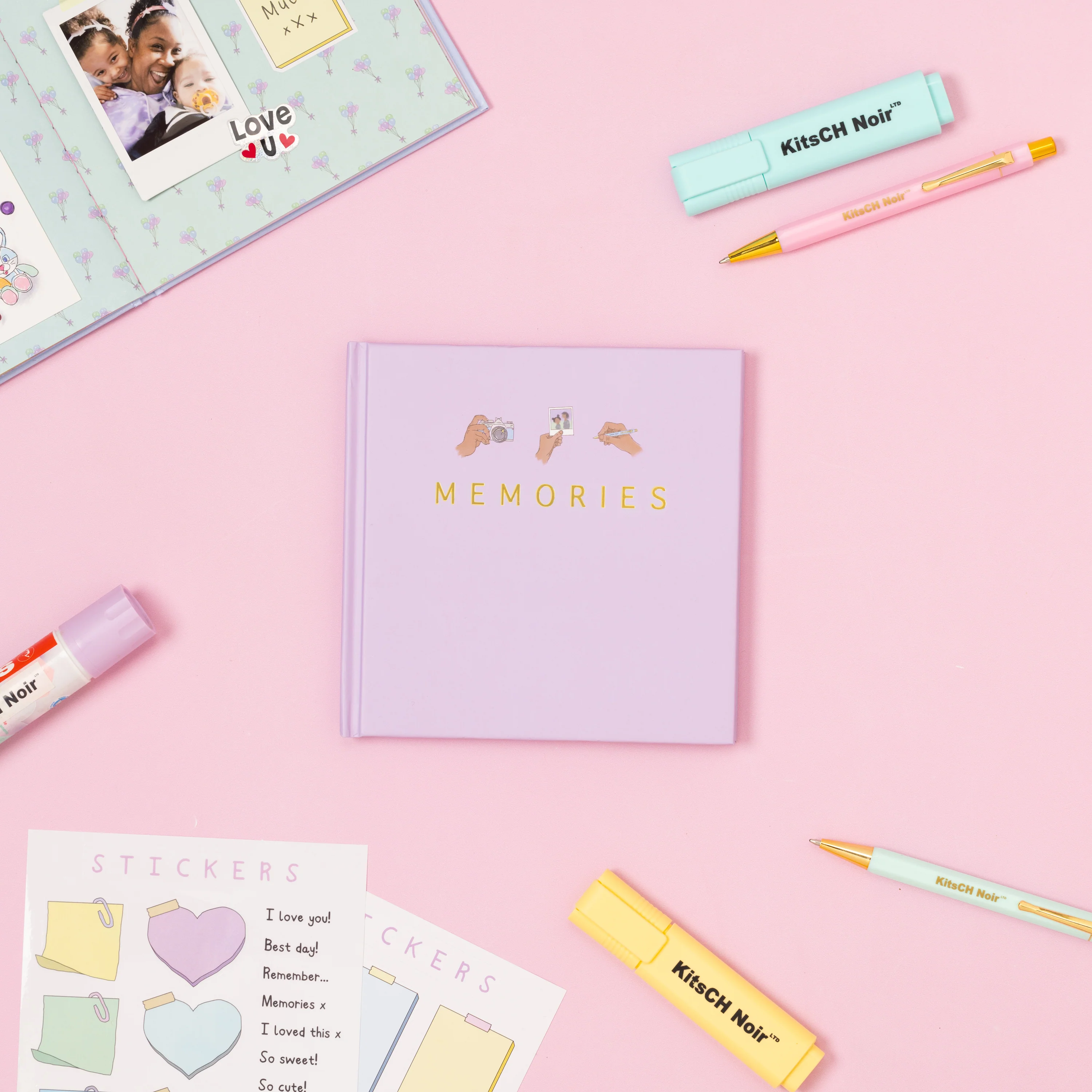 Special Memories Photo/Scrap Book (Lilac) - Image 11